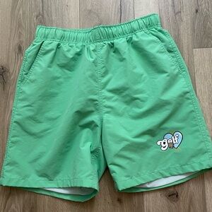 Golf Wang Mint Swim Trunks in Bright Green